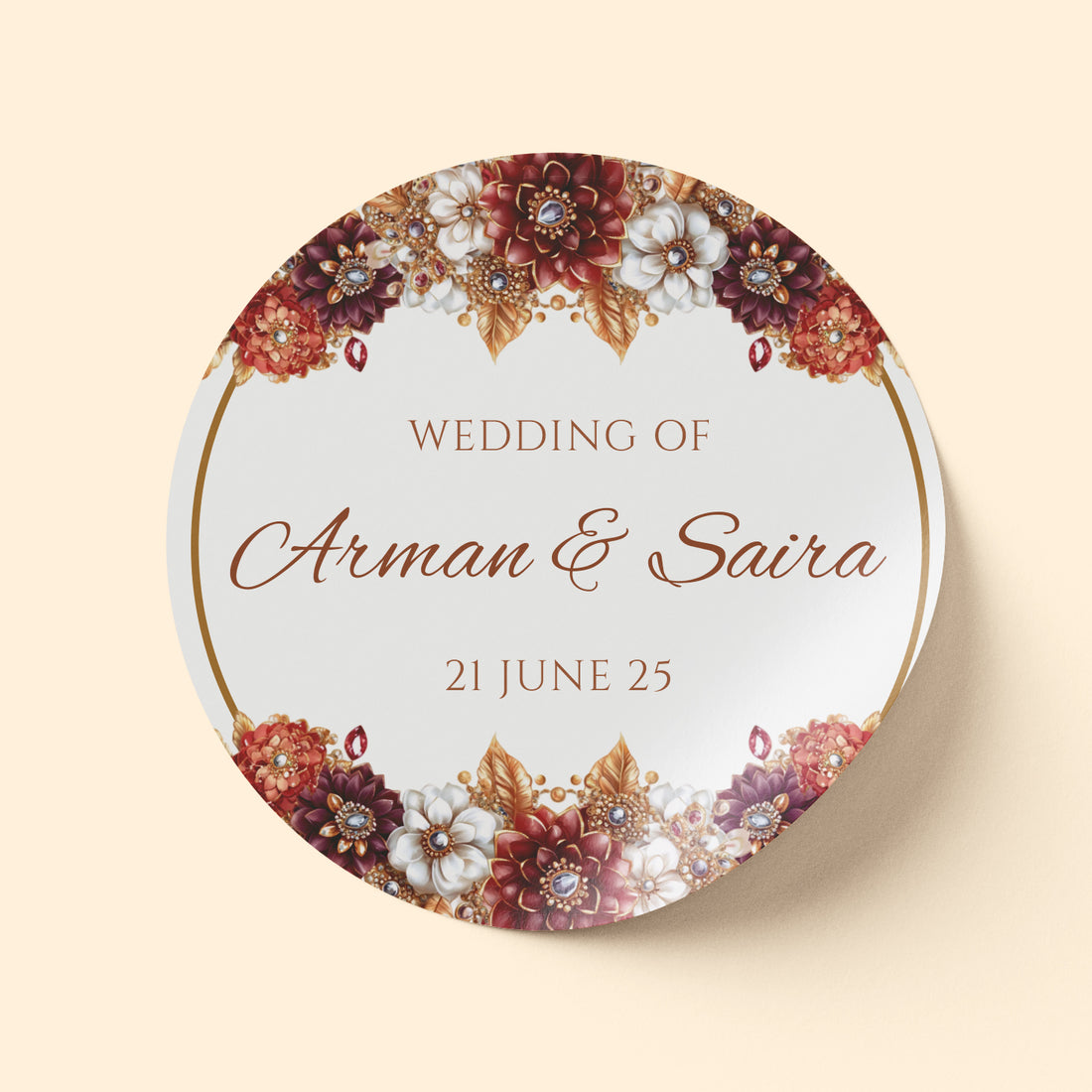 Armaan wedding sticker