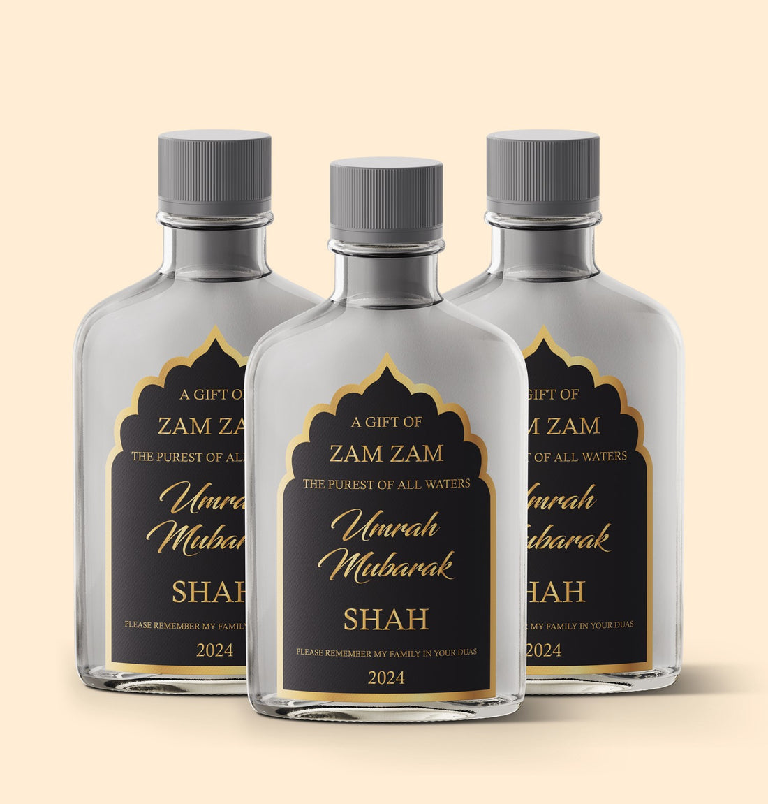 Black and Gold Dome Zam Zam Sticker