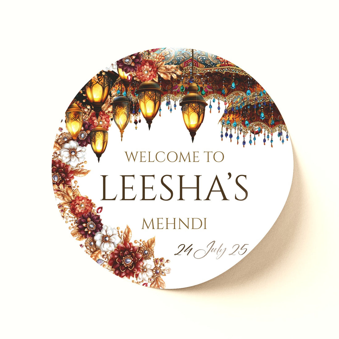 Traditional Mehndi Sticker