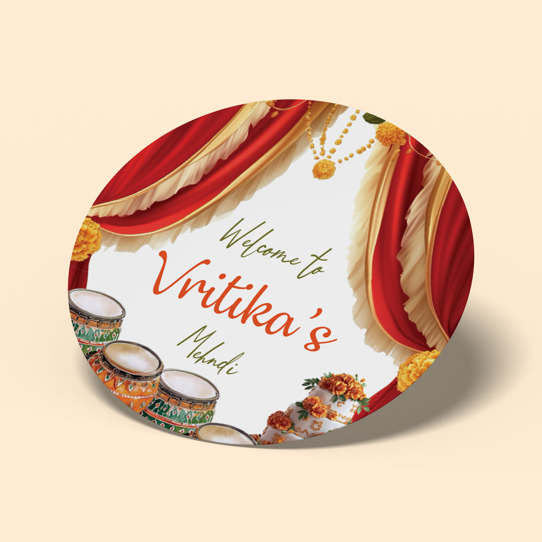 Vritikas Mehndi sticker