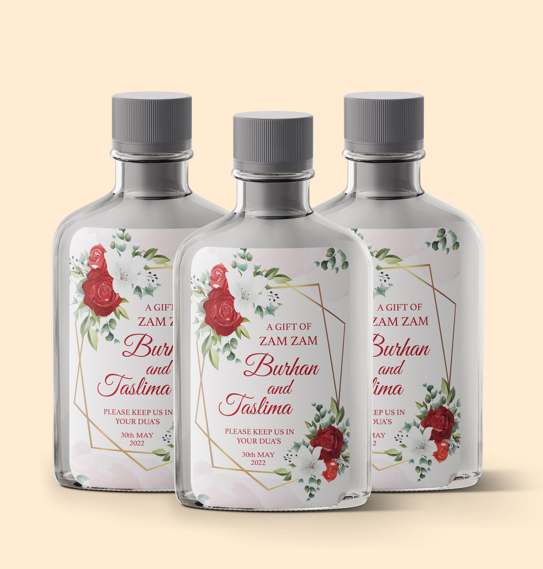 Red and White Zam Zam Sticker