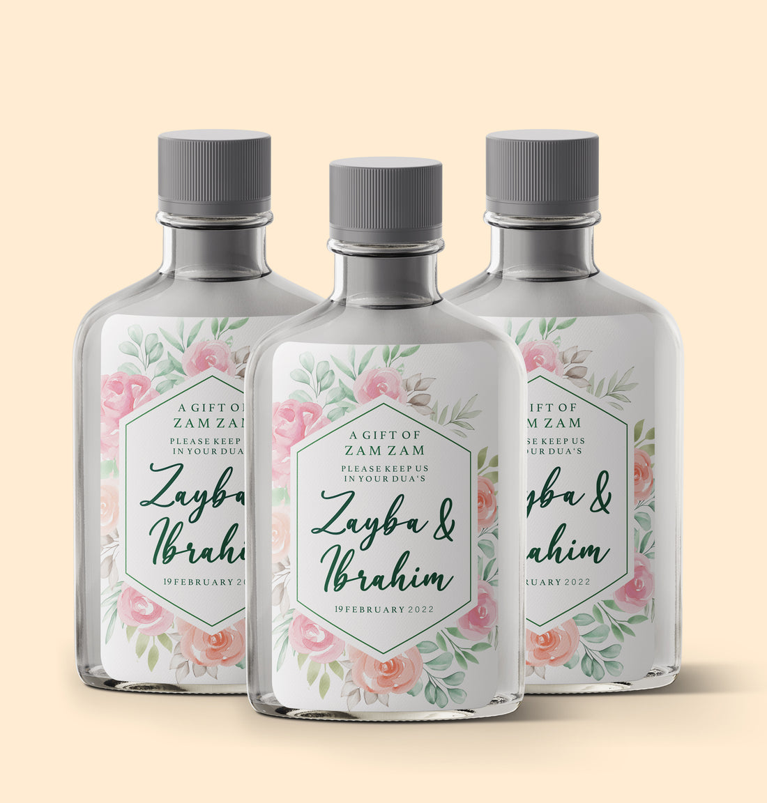 Minimal Botanical Style Zam Zam Sticker