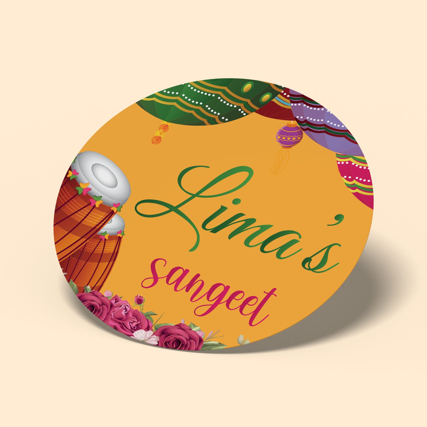 Dholki / Mehndi Sticker